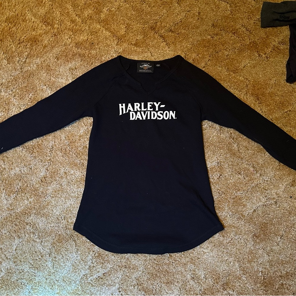 Harley-Davidson Black Long Sleeve Shirt